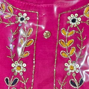 Stitched Kurta Set With Digital Dupatta