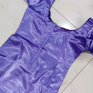 🆕 Lavender Satin Kurti Set