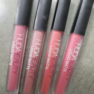 Huda Beauty First Copy Liquid Matte Lipstick [Set Of 4]