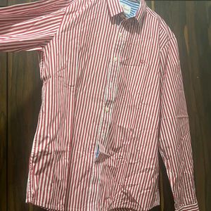 Red And White Line Shirt