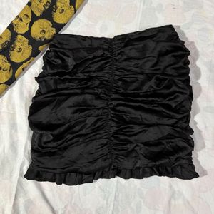 Black Ruffles Skirt