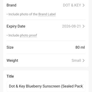 Dot & Key Blueberry Sunscreen (Sealed Pack)