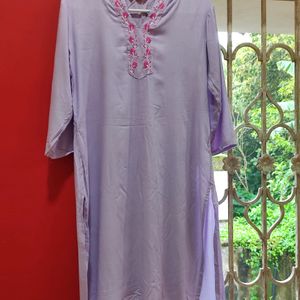 LILAC COLOR KURTA IN SIZE S