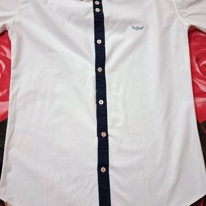 Casual White Shirt L Size