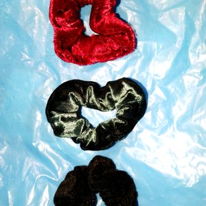 Fancy Scrunchies For Women - Kids- Girls