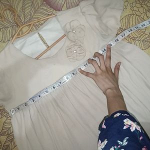 Beige Colour Korean Top