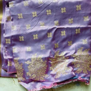 Lavender Silk Saree