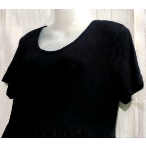 Black Long Dress For women's