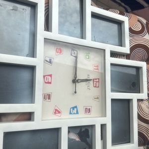 Photo Wall Clock Decor