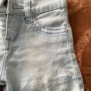 girl denim shorts good condition