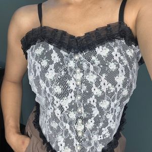 Pinterest Corset Detail Top