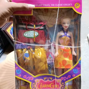 Barbie Girl Toy With a Set