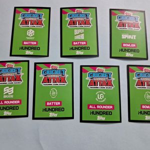 CRICKET ATTAX CARDS