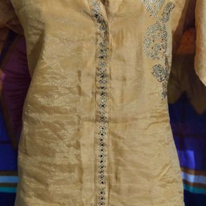 Gold Clr Long Kurta