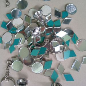 Mirror,key Rings For Artwork