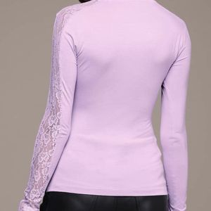 Bebe Women Purple Slim Fit Top