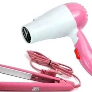 Compatible Hair Dryer And Straightener 👀🌸🥺