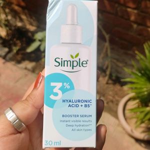 Simple 3% Hyaluronic Acid + B5 Booster Serum