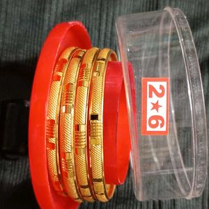 Bangles 4pcs Set Golden