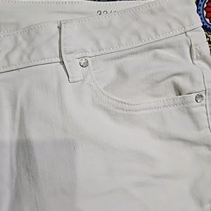 Denim White Mens Shorts Unsused