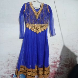 Blue Frock Gown