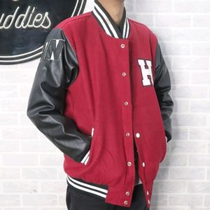 Leather Versity Jacket