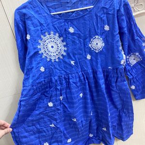 Short Blue Tunic