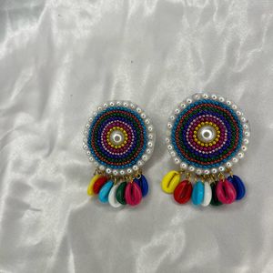 Handmade Multicoloured Studs