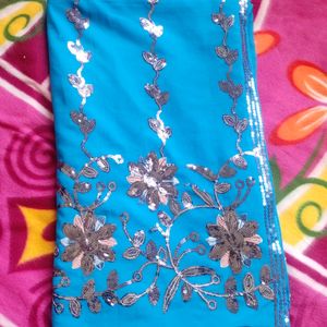 Blue Saree For Women