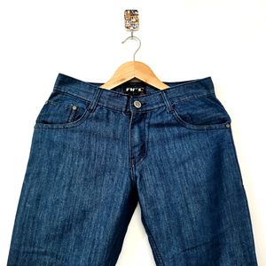 AFL by Fbb Solid Blue Mens Jeans