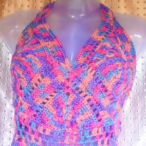 Brand New Designer Crochet Top