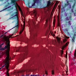 Maroon Tiedye Top🍷