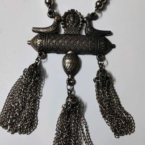 Oxidised Ganesh Ji Necklace