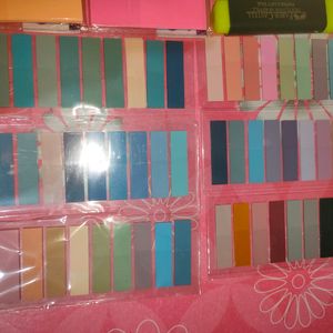 Set Of Sticky Notes, And Highlighters