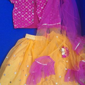 3 Piece Ghagra For 6 To 18 Mon