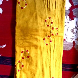 Max  Embroidered Cotton Kurti L Size