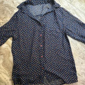 Net Dotted Shirt