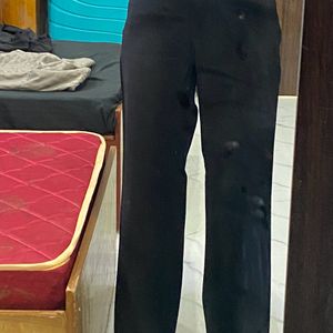 Black Formal Flared Trouser