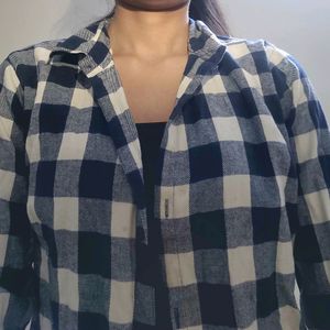 Women Check Cotton Shirt