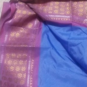 New Attached Blouses 2saree Offer Pink Sold