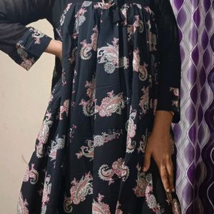 BEAUTIFUL GEORGETTE DRESS BLACK