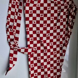 Women Pant Chess Board Design