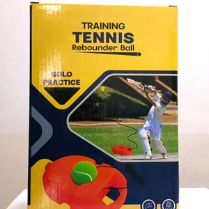 Training Tennis Rebounder Ball , Solo Practice