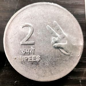 Hand Gestures Coin ₹50p  ₹1 ₹2