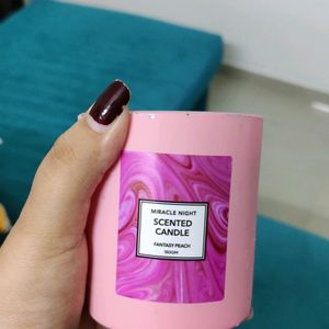 Miniso Peach Scented Candle