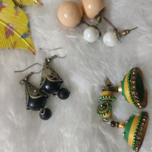 Set Of 5 Earrings