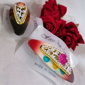 2 Pair Of Beautiful Hair Clips Only In ₹120