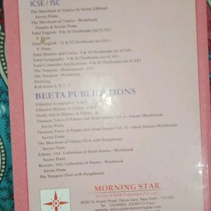 Total English Book Class 10 ICSE