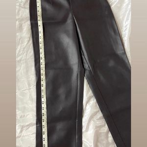 Offer High waist  Leather Pants 💜negotiable