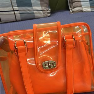 Handbag Neon Orange